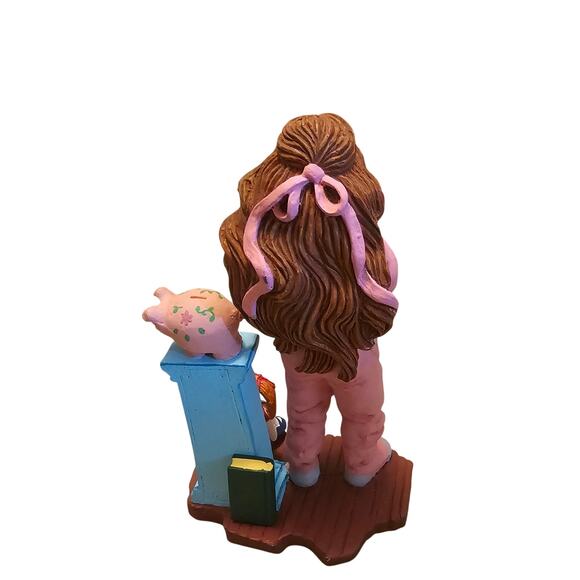 Department 56 Figurine – “Emily Spies Santa” – 1993 Discontinued – 5" - Picture 4 of 7